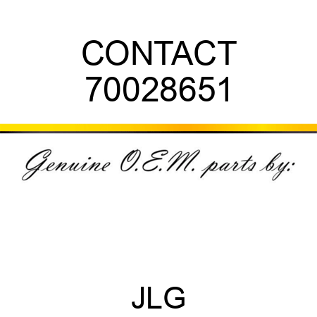 CONTACT 70028651