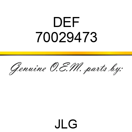 DEF 70029473