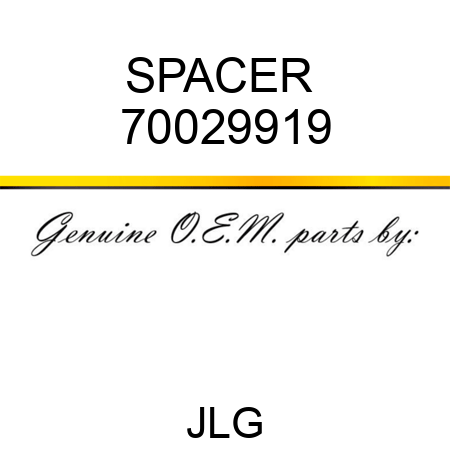 SPACER  70029919
