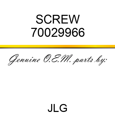 SCREW 70029966
