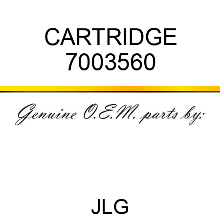CARTRIDGE 7003560