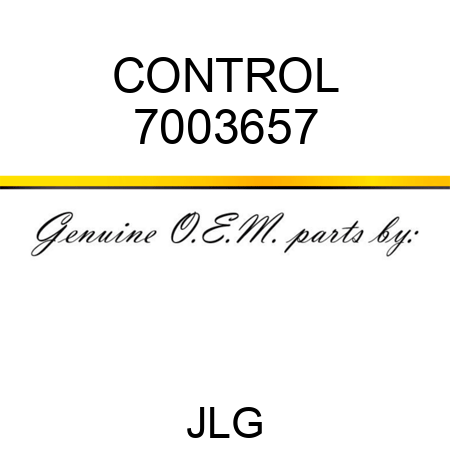 CONTROL 7003657