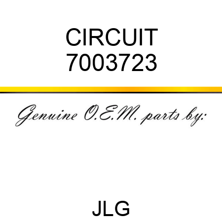 CIRCUIT 7003723