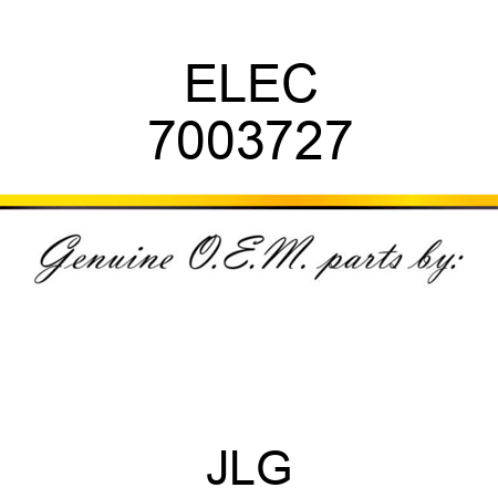 ELEC 7003727