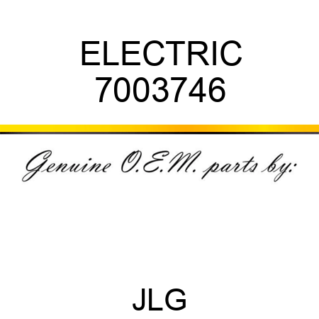 ELECTRIC 7003746