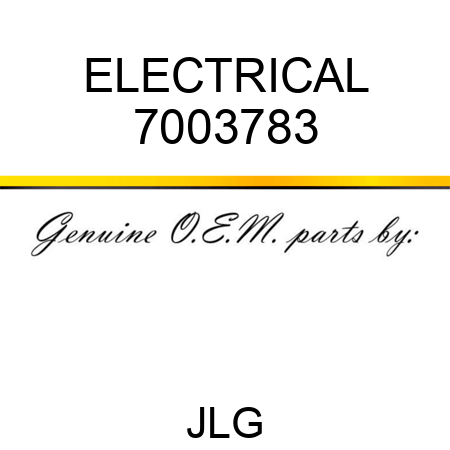 ELECTRICAL 7003783