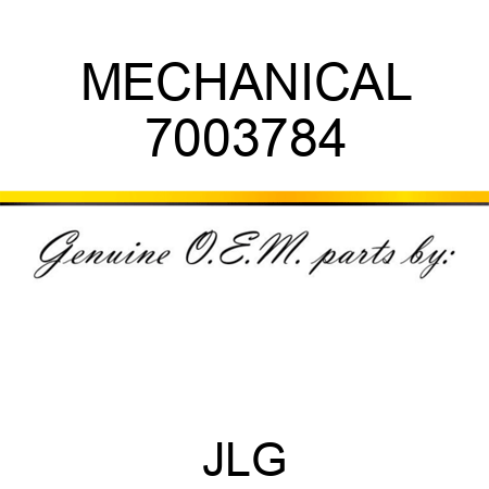 MECHANICAL 7003784