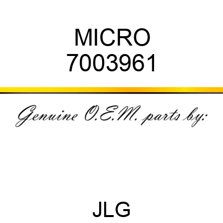MICRO 7003961