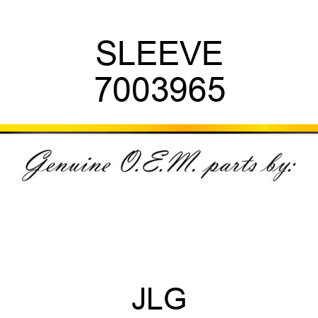 SLEEVE 7003965