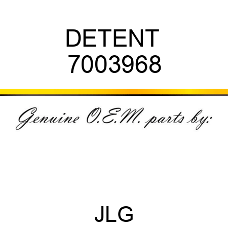 DETENT  7003968