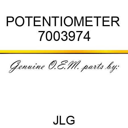 POTENTIOMETER  7003974