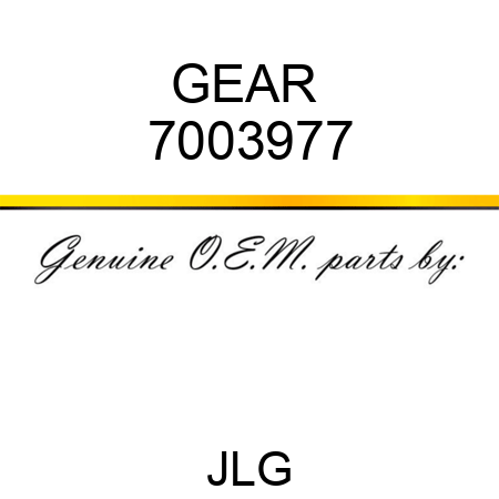 GEAR  7003977