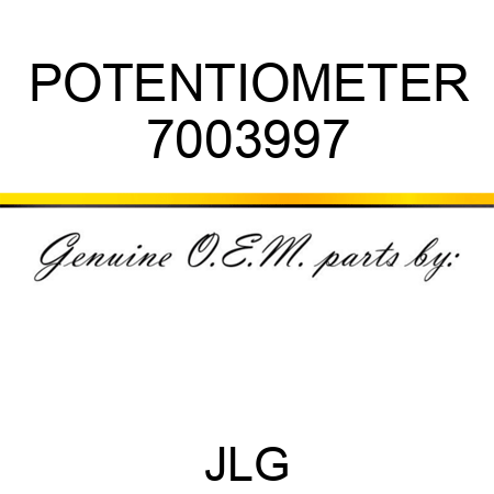 POTENTIOMETER 7003997