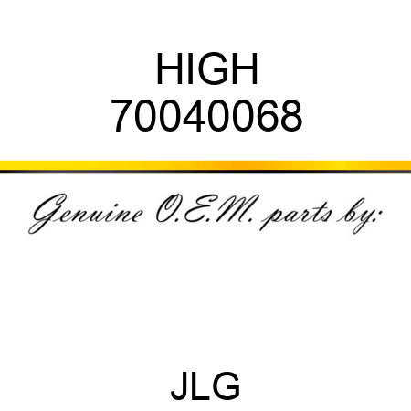 HIGH 70040068