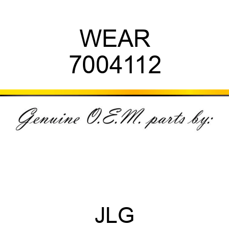 WEAR 7004112