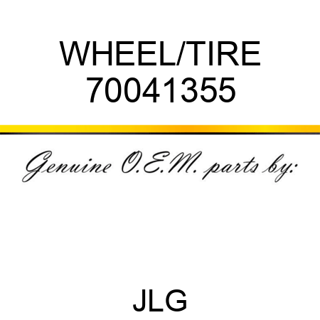 WHEEL/TIRE 70041355
