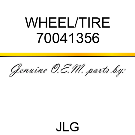 WHEEL/TIRE 70041356