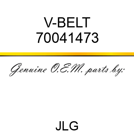 V-BELT 70041473