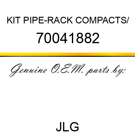 KIT PIPE-RACK COMPACTS/ 70041882