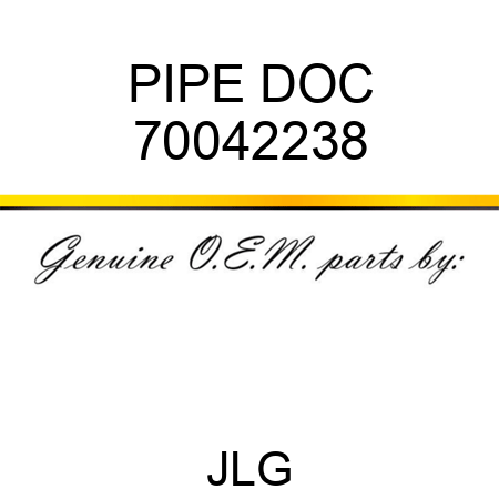 PIPE DOC 70042238