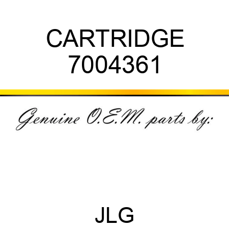 CARTRIDGE 7004361