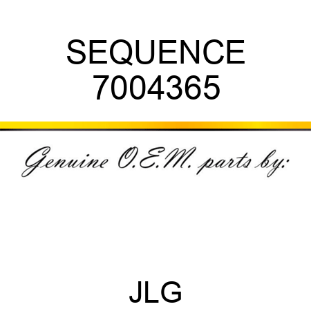 SEQUENCE 7004365