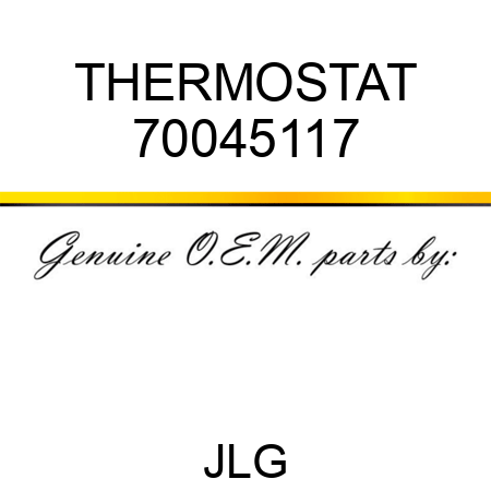 THERMOSTAT 70045117