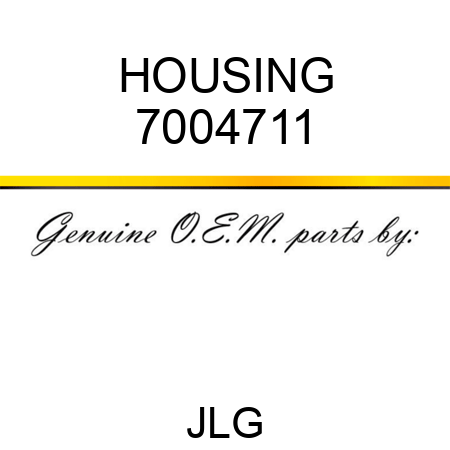 HOUSING 7004711