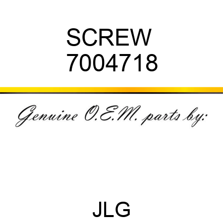 SCREW  7004718