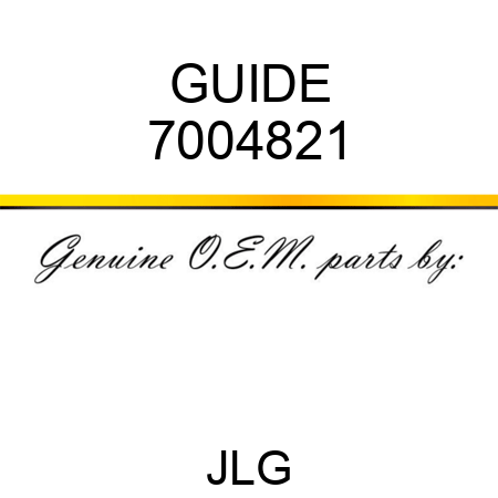 GUIDE 7004821