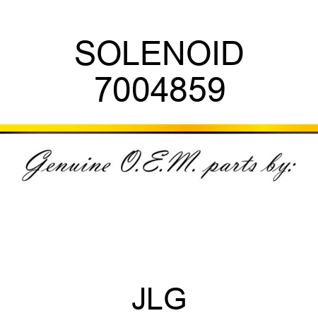 SOLENOID 7004859