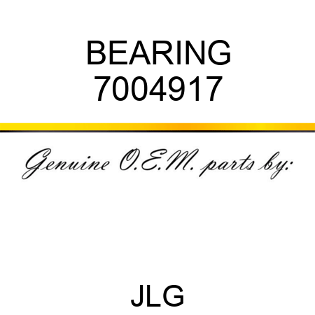 BEARING 7004917