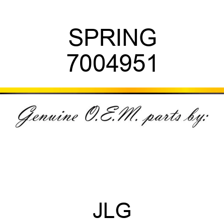 SPRING 7004951