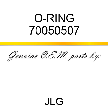 O-RING 70050507