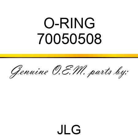 O-RING 70050508