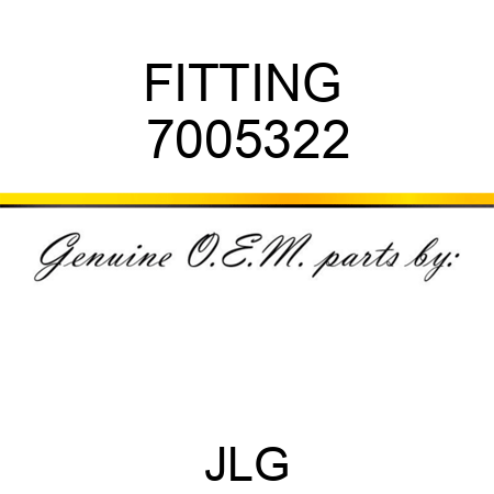 FITTING  7005322