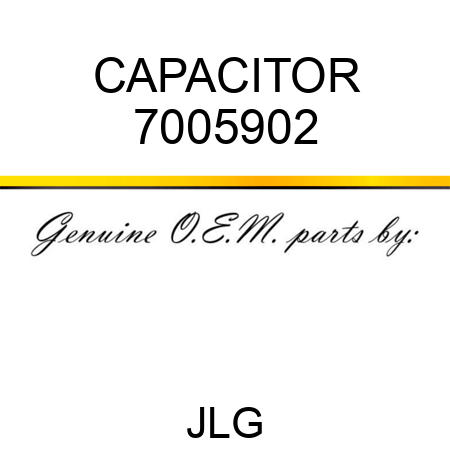 CAPACITOR 7005902