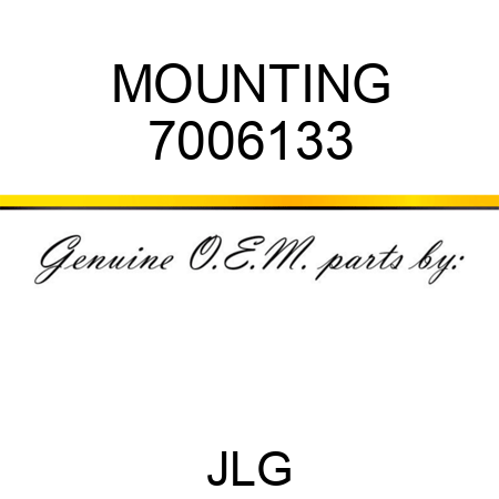 MOUNTING 7006133