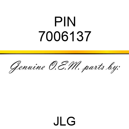 PIN 7006137
