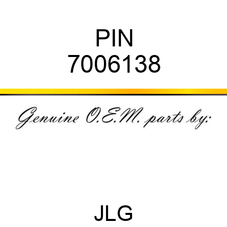 PIN 7006138