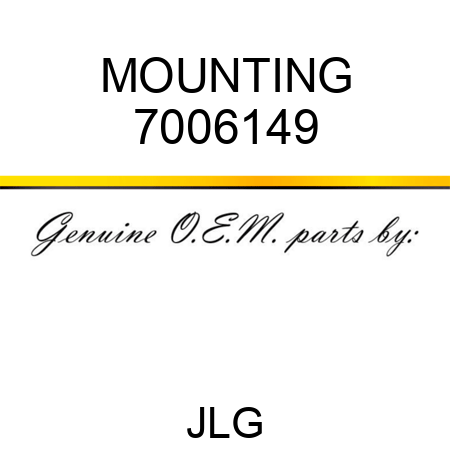 MOUNTING 7006149