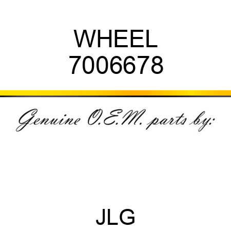 WHEEL 7006678
