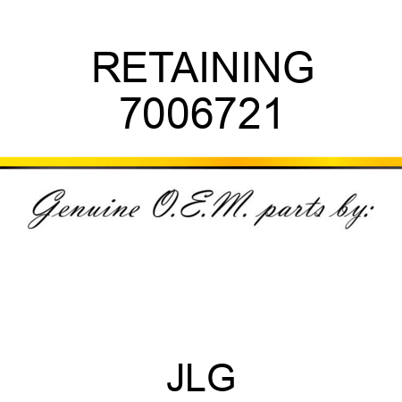 RETAINING 7006721