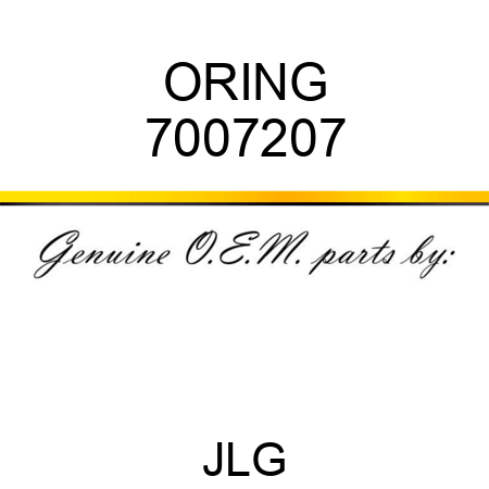ORING 7007207