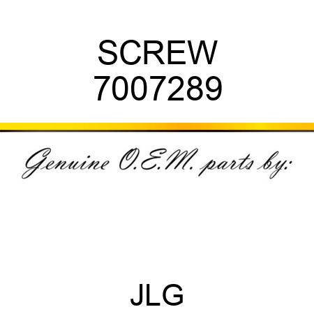 SCREW 7007289