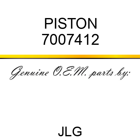 PISTON 7007412