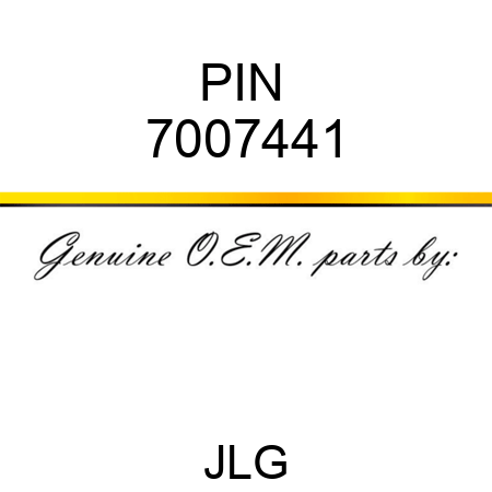 PIN  7007441
