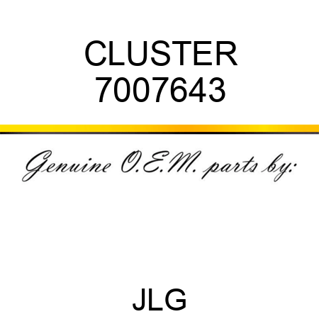 CLUSTER 7007643