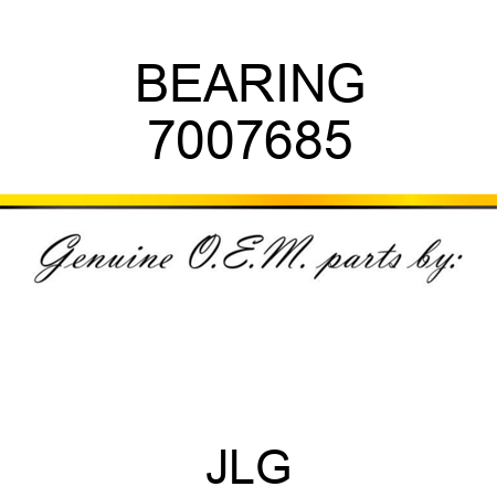 BEARING 7007685