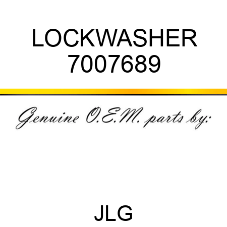 LOCKWASHER 7007689